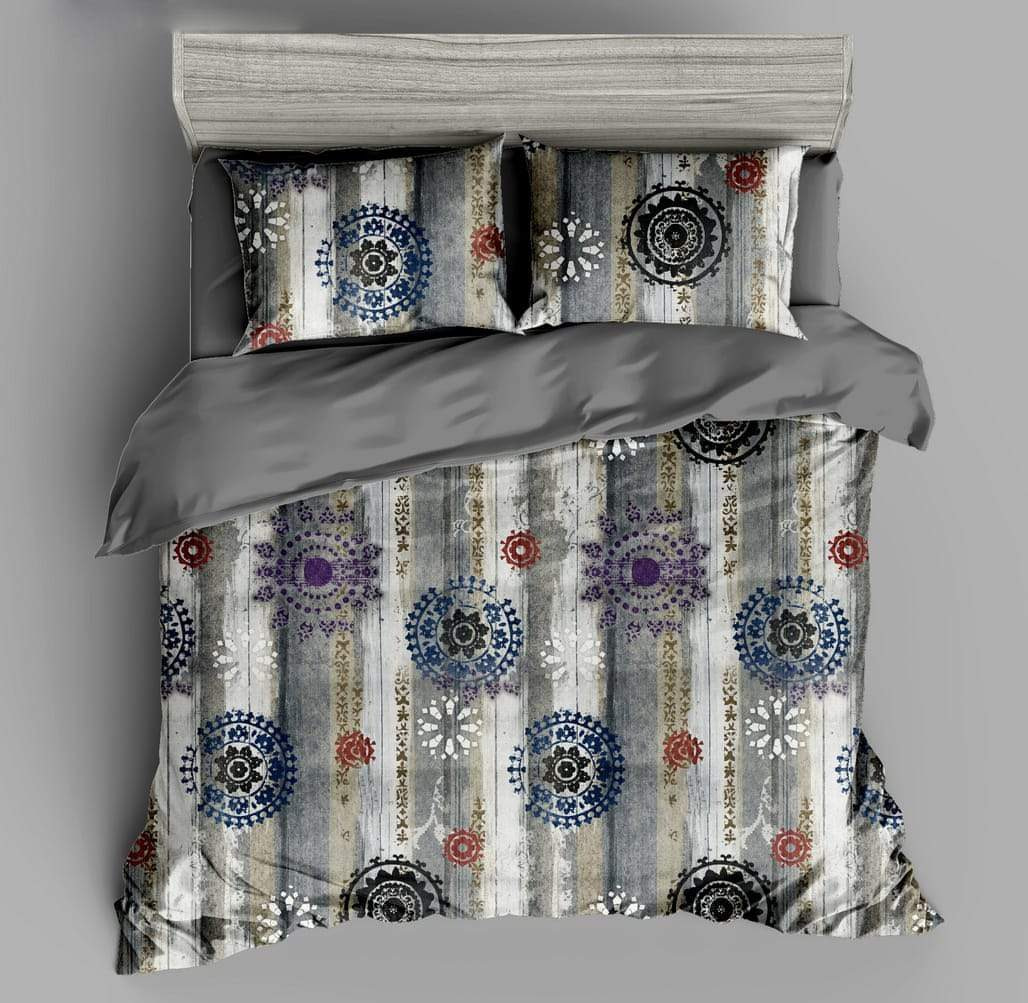URBANA Designer King Size Oriental Design Bed Sheet