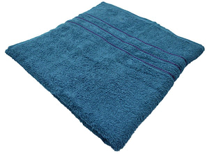 Bombay Dyeing Flora 400 GSM Cotton Large Ink Blue Towel